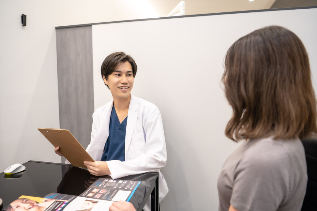 ご来院・問診票の記入・初診カウンセリング